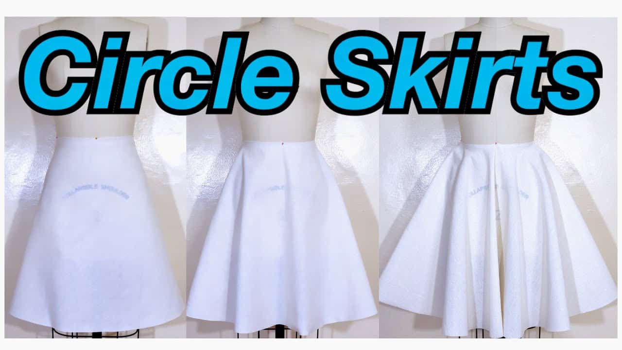 How to Cut Circle, Half Circle, Quarter Circle Skirts