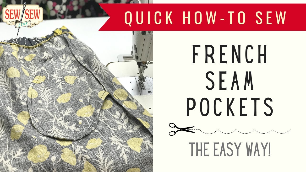 Sewing Inseam Pocket With French Seam