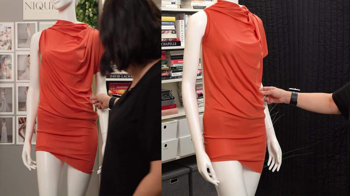 Fitting of Geometric Odd Shape Tops and Dresses