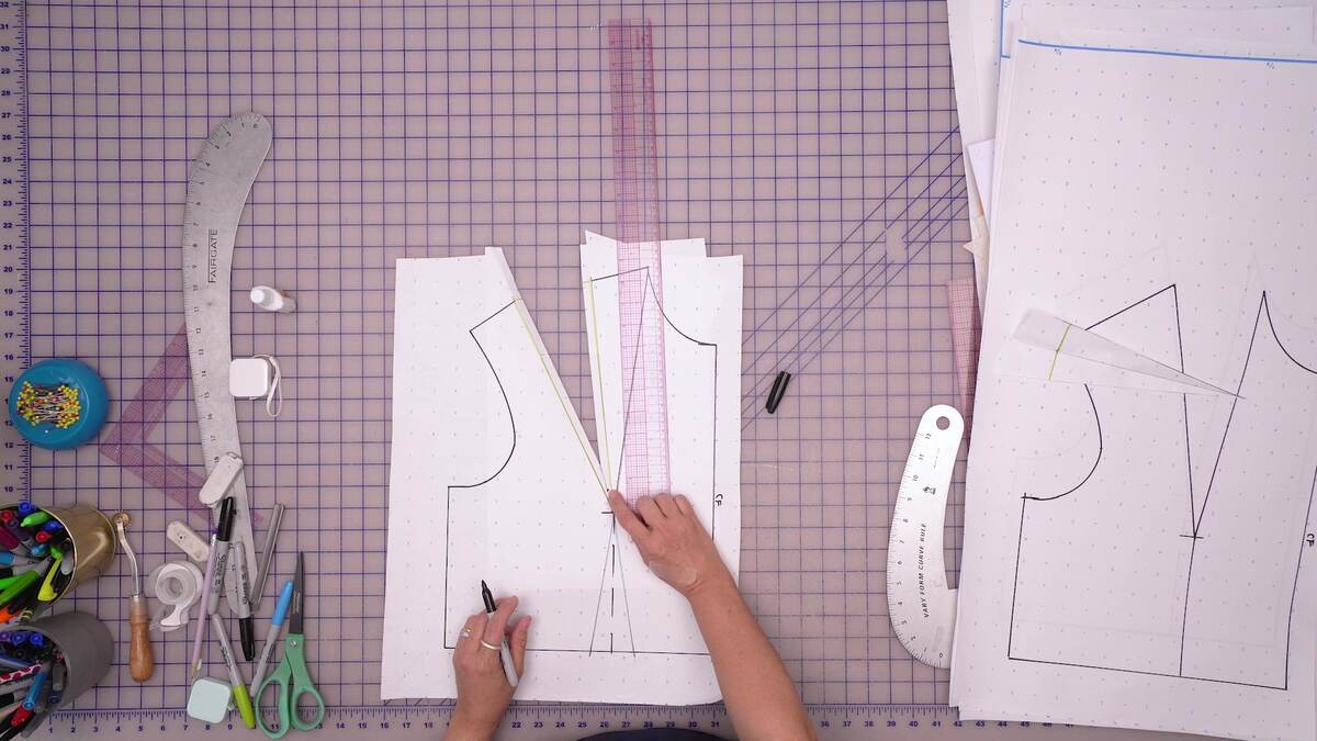 Bodice Dart Manipulation and French Dart Construction *