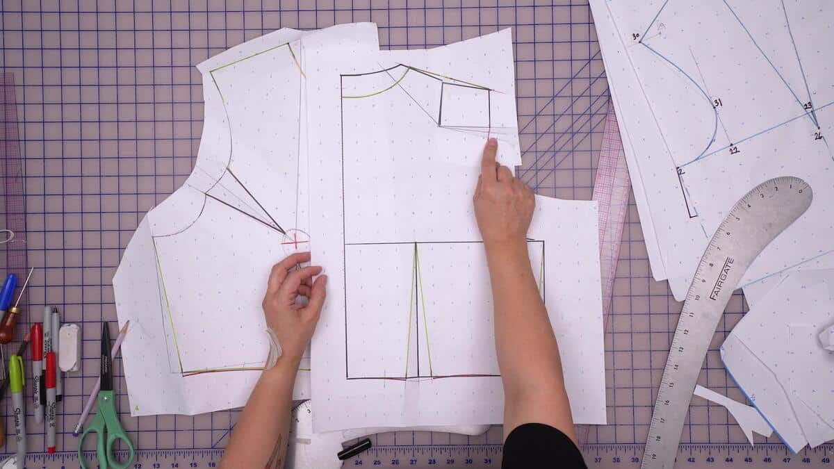 Bodice Pattern Manipulation - Dart Variations and Neckline Adjustments