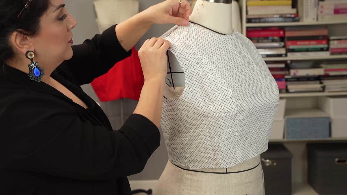 Review and Fitting Sewn Samples of Bodices with Dart Variations