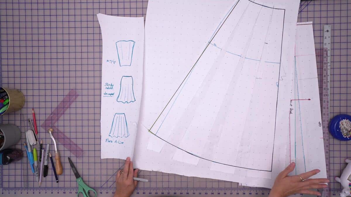 From A-Line to Flared Skirt: Adding Controlled Flare