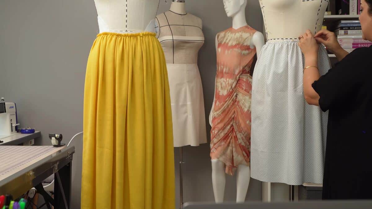 Gathered Skirts: Fabric Choices and Silhouette Shaping